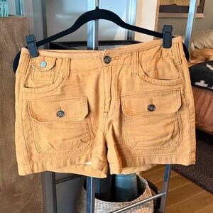 Pilcro Linen Shorts